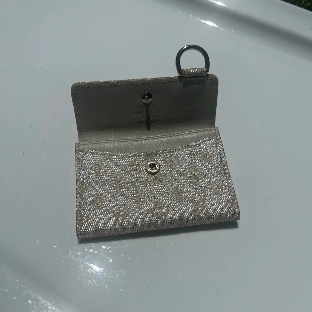 LOUIS VUITTON MINI LIN SHINE MONOGRAM WALLET
